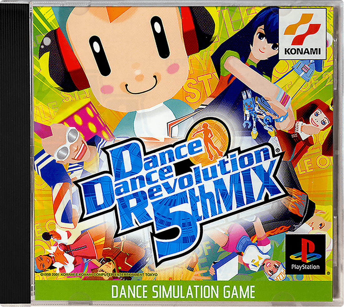 Dance Dance Revolution 5th Mix box art for Playstation